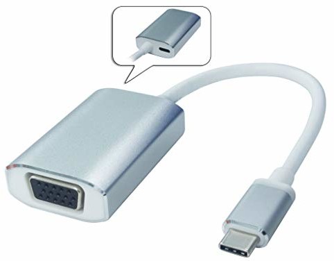 PremiumCord PremiumCord adapter USB-C na VGA, aluminiowa obudowa, USB 3.1 typ C do gniazda VGA, rozdzielczość Full HD 1080p 60Hz, kolor srebrny ku31vga03