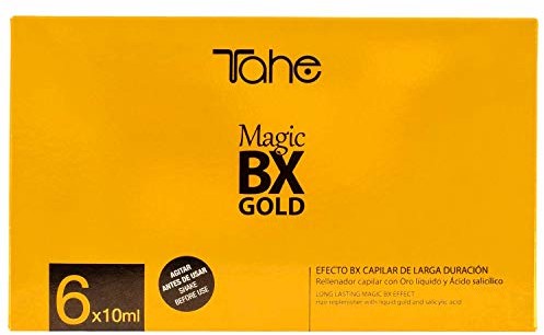 Tahe Magic BX Gold Kit Step 2 6 ampułek po 10 ml intensywnej kuracji do pielęgnacji włosów