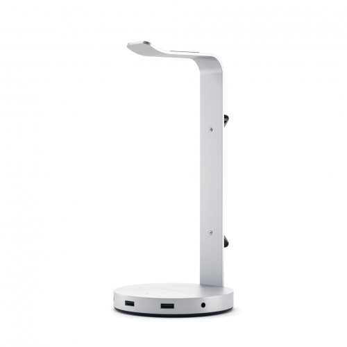 SATECHI SATECHI Aluminum Headphone Stand Hub Silver ST-UCHSHS