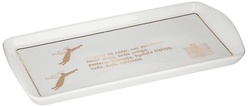 Altom ANGEL PÓŁMISEK PROSTOKĄTNY 27X12 CM GIFT BOX