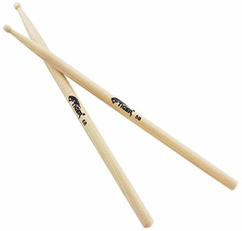 TIGER Tiger 5B Hickory drewniany czubek pałeczki - para TDA77-5B
