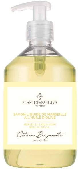 PLANTES&PARFUMS PROVENCE Tradycyjne Mydełko Marsylskie - Lemon Bergamot - Cytryna z Bergamotką - 500ml 120207
