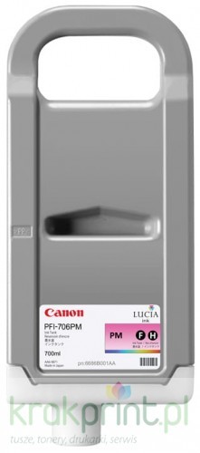 eMPe Tusz eMPe Zamiennik PFI-706PM do IPF8300/8400 | 700ml MPCAPFI706PM) Photo Magenta MPCAPFI706PM