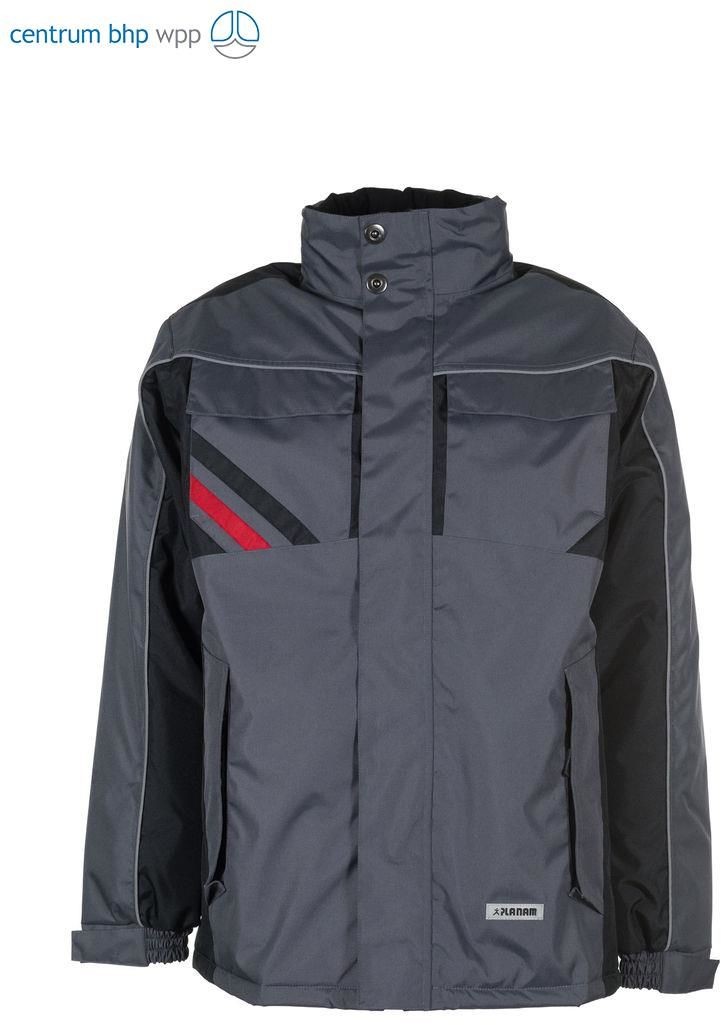 Planam HIGHLINE MĘSKA KURTKA ZIMOWA; ; ŁUPKOWY/CZARNY/CZERWONY (5XL) 2302