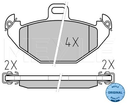 Wulf Gaertner Autoparts Zestaw klocków hamulcowych, hamulce tarczowe Wulf Gaertner Autoparts 025 219 6514