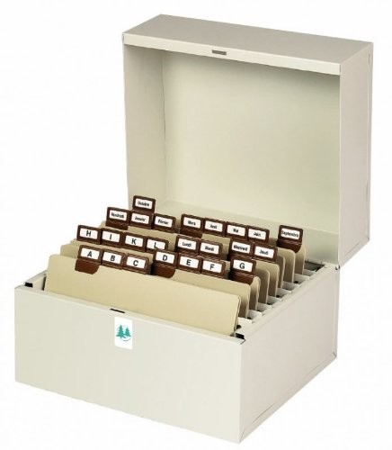 Exacompta Index card tray mała, DIN A6, szare 54712E