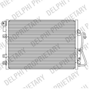 DELPHI Skraplacz, klimatyzacja TSP0225620