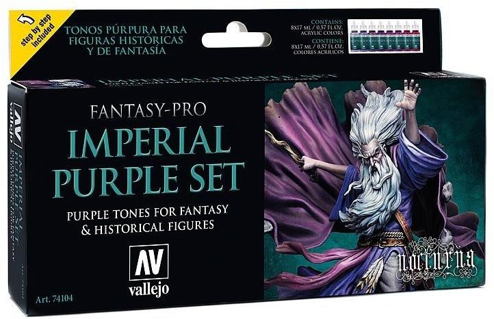 Vallejo Pro Nocturna Zestaw 8 farb - Imperial Purple Vallejo 74104