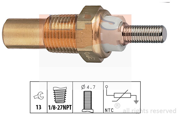 MAGNETI MARELLI CZUJNIK TEMPERATURY WODY FORD SPA170
