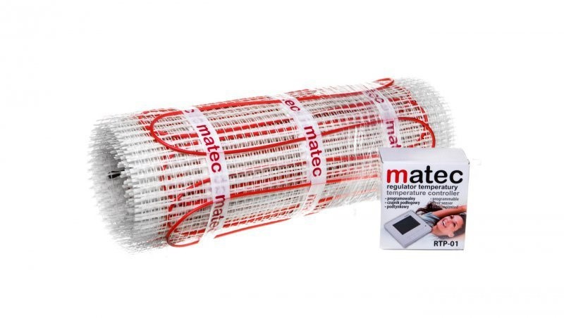 Zamel Zestaw grzejny jednostronnie zasilany STANDARD-PLUS 150W/m2 4m2 ZOJ-40 z regulatorem RTP-1 MTC10000027 MTC10000227
