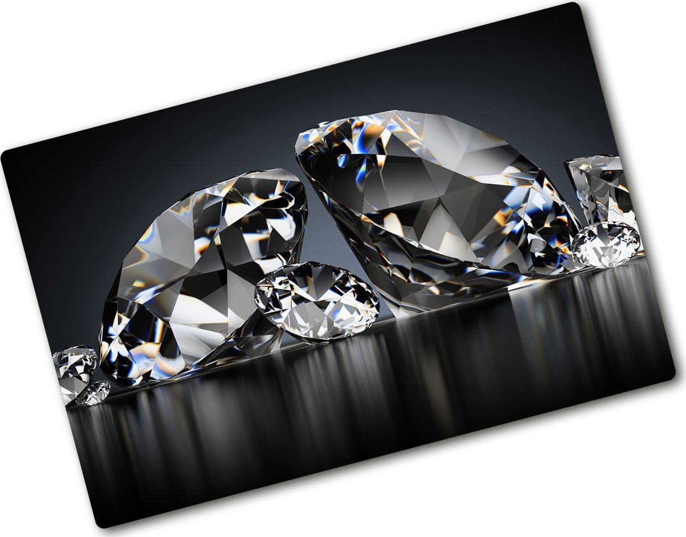 Tulup Deska do krojenia  Deska szklana płyta do kuchni Piwonie 80x52-89916715 tw2-ean-ko-80x52-f-127034858