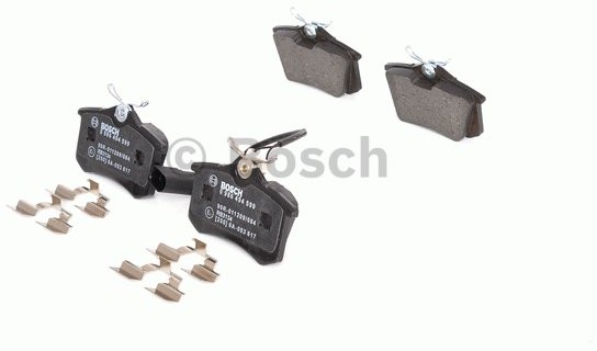 Bosch Zestaw klocków hamulcowych, hamulce tarczowe 0 986 494 599