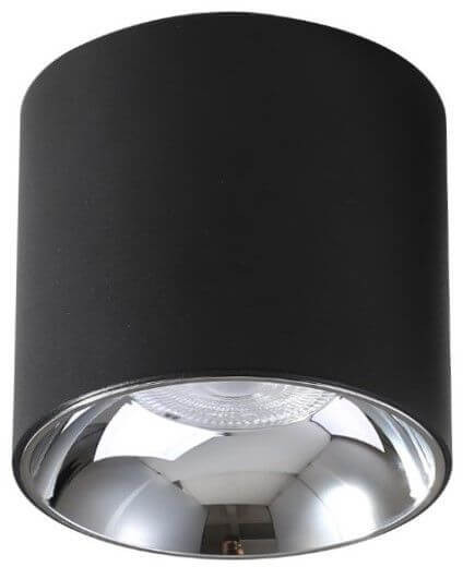 Abigali LAMPA sufitowa VAIOLETT DL10C-WW Abigali okrągła OPRAWA downlight LED 10W 3000K tuba czarna DL10C-WW