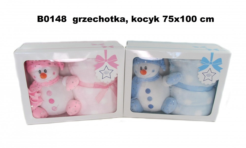 Sun-day Pluszak Balwan 20cm Sa z Kocykiem