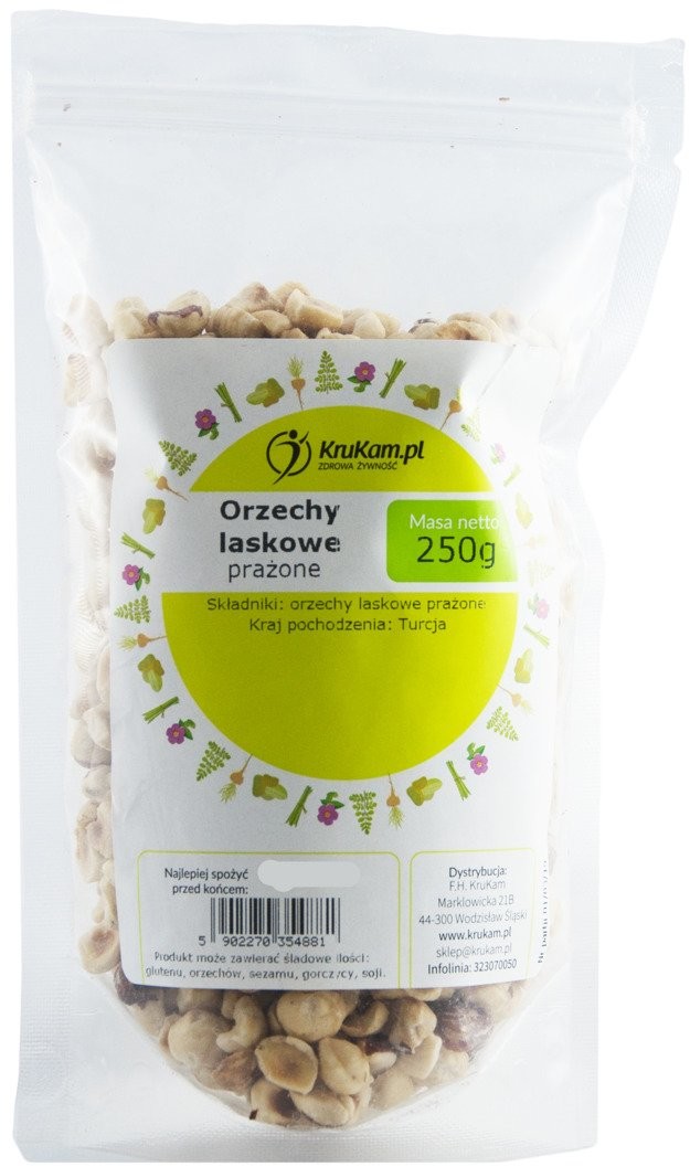 KruKam Orzechy laskowe prażone 250g