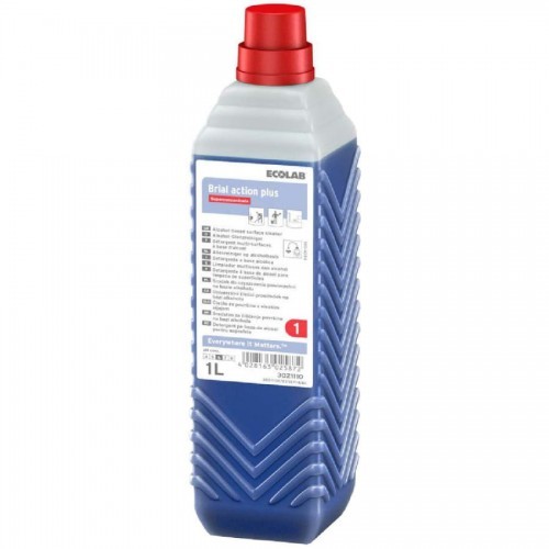 Ecolab Skoncentrowany preparat do czyszczenia powierzchni zmywalnych Brial Action Plus 1L 302111 302111