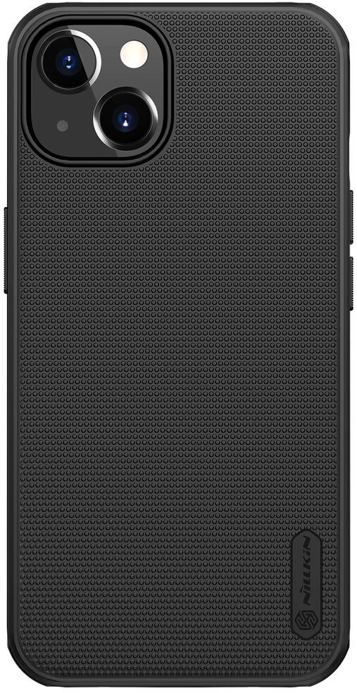 Nillkin Super Frosted Shield wzmocnione etui pokrowiec + podstawka iPhone 13 czarny