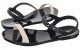 Melissa Sandały Wrap Sandal AD 33665/AB430 Black/Beige (ML233-b)