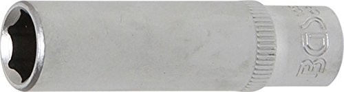 BGS wkładka klucza nasadowego Pro Torque, 1/4 cala, 9 MM, głęboki, 1 sztuki,,,,, 10509 10509