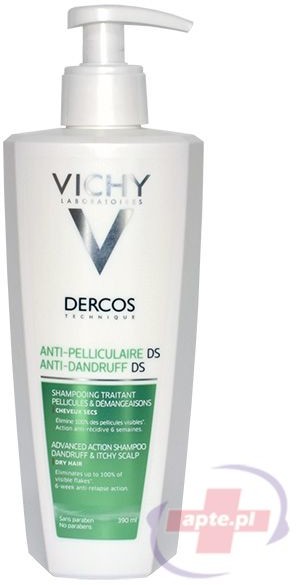 Vichy Dercos szampon przeciwłupieżowy do włosów suchych 390ml