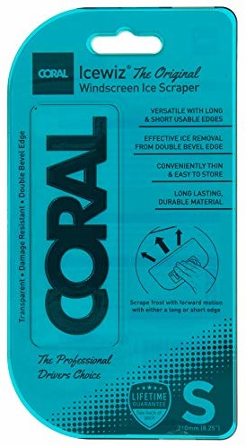 Coral Coral 69520 Icewiz skrobaczka do lodu odśnieżarka i szybki odmrażacz do szyb samochodowych oryginalny 20 cm 69520