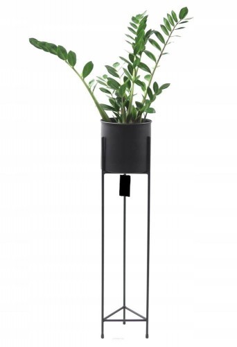 Kwietnik metalowy z donicą loft 90 cm 05-10/90