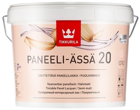 Tikkurila PANEELI ASSA [20]- lakier Półmatowy do drewna, 2.7 l