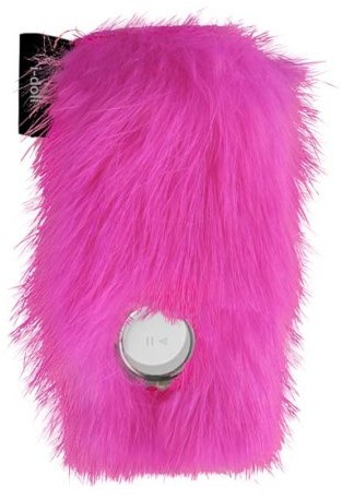 I-Doll I-doll Etui ochronne ze skóry owczej do iPoda Shuffle fuksja 373362