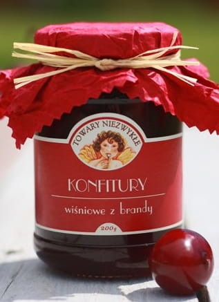 Wytwórnia Towarów Niezwykłych Konfitury wiśniowe z brandy Towary Niezwykłe 200g B46B-406B6