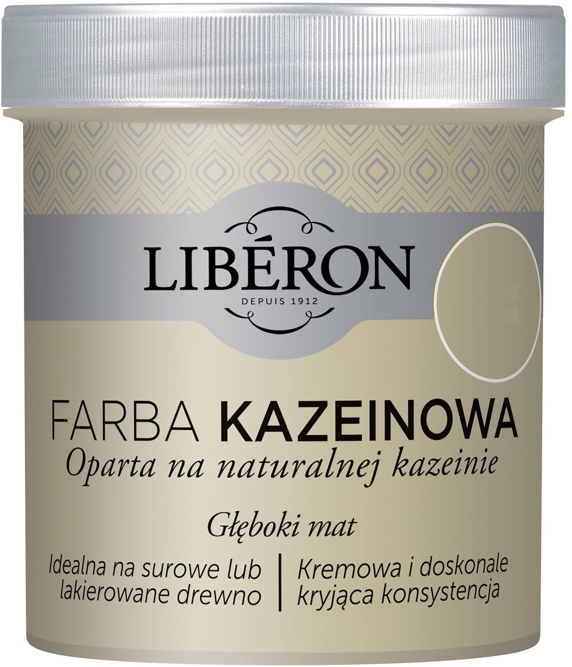 Liberon Liberon Farba kazeinowa szara alpaka 0,5l