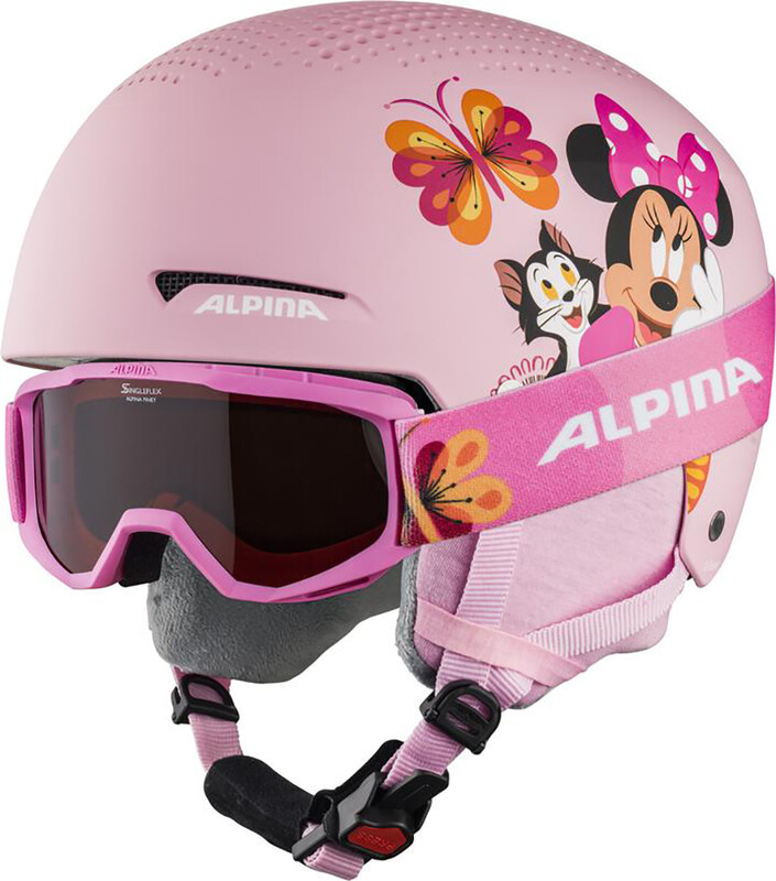 Alpina Zupo Disney Set Ski Helmet Kids, różowy 48-52cm 2021 Kaski narciarskie 9231151