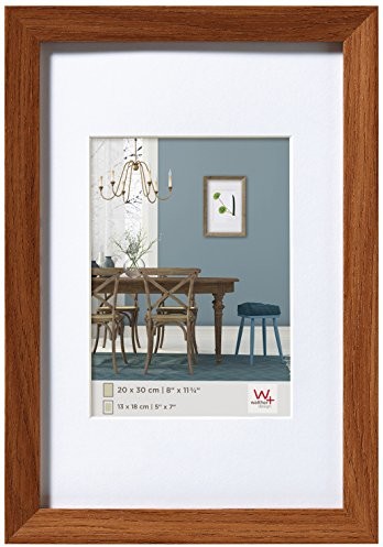 Walther wzornictwo fiorito rama drewniana ramka na zdjęcia, drewna, ciemny dąb, 50 x 70 cm EF070P