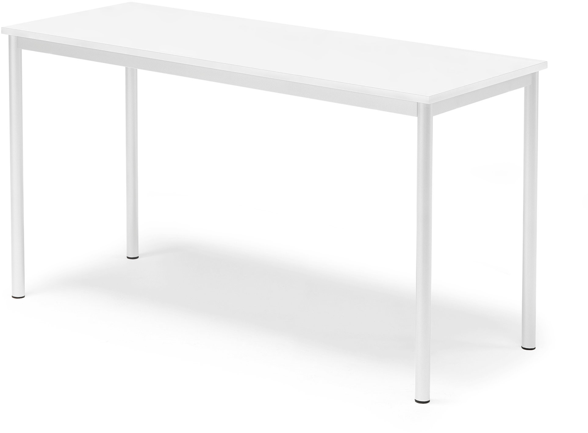 AJ Produkty Biurko BORS, 1400x600x760 mm, biały laminat, biały