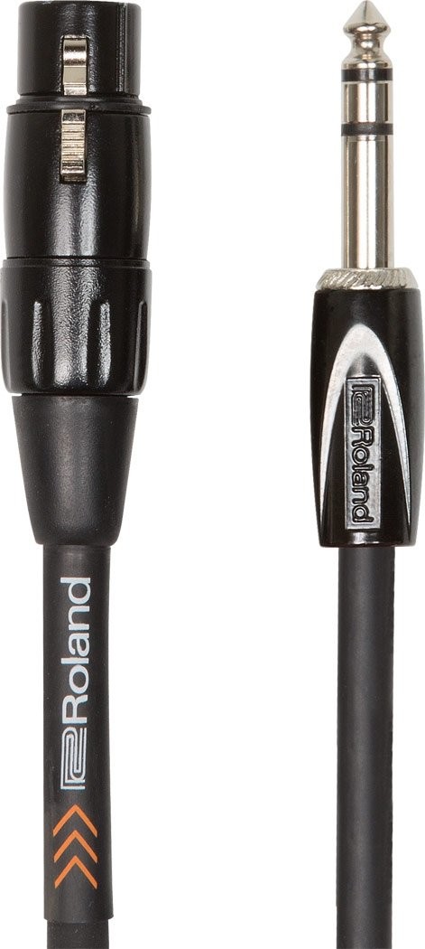 Roland 210950099 10 ft/3 m Interconnect Cable 1/4 cala TRS na XLR (Female) 210950099