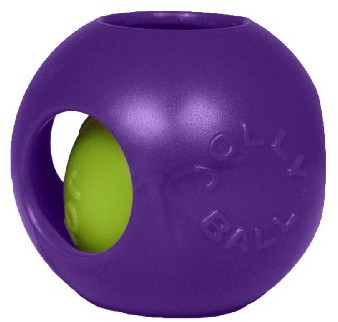 Jolly Pets joll042d psy do zabawy  teaser ball, 20 cm, fioletowy 1508 PR