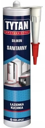 Tytan Silikon sanitarny biały 280ml