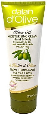 Dalan Nawilżający krem z oliwą do rąk i ciała - D'Olive Olive Oil Moisturizing Cream Hand & Body Nawilżający krem z oliwą do rąk i ciała - D'Olive Olive Oil Moisturizing Cream Hand & Body