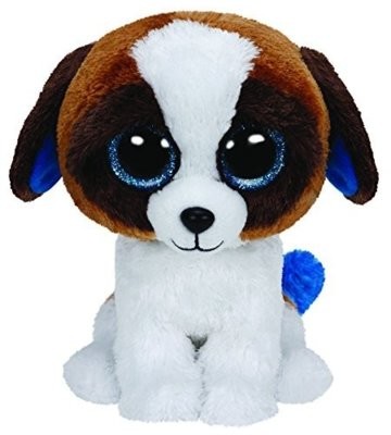 Ty Inc. Beanie Boos Duke - biało-brązowy piesek średni