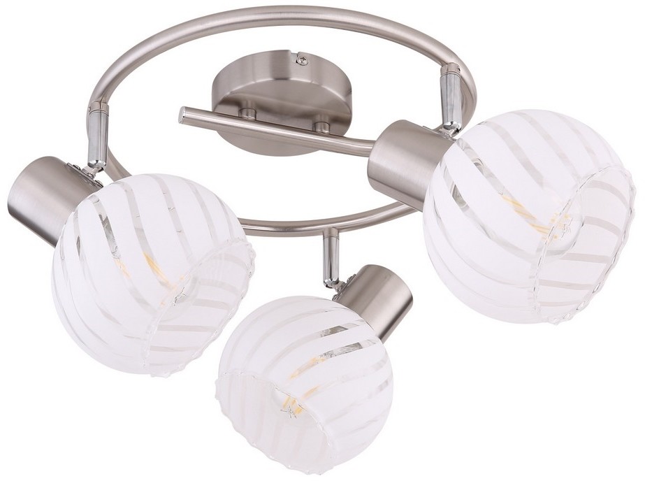 Globo Lighting 54025-3 - Oświetlenie punktowe WILLY 3xE27/40W/230V