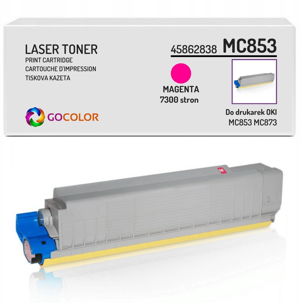 Toner do drukarki Oki MC853dn 45862838 Magenta