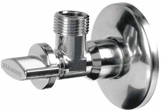 Zawór Kulowy Kątowy Do Baterii 1/2X3/4 Chrom