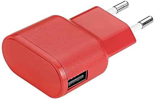 Aiino Apple Wall Charger USB zasilacz ładowarka gniazdko 1 port USB, czerwony 8050444843406