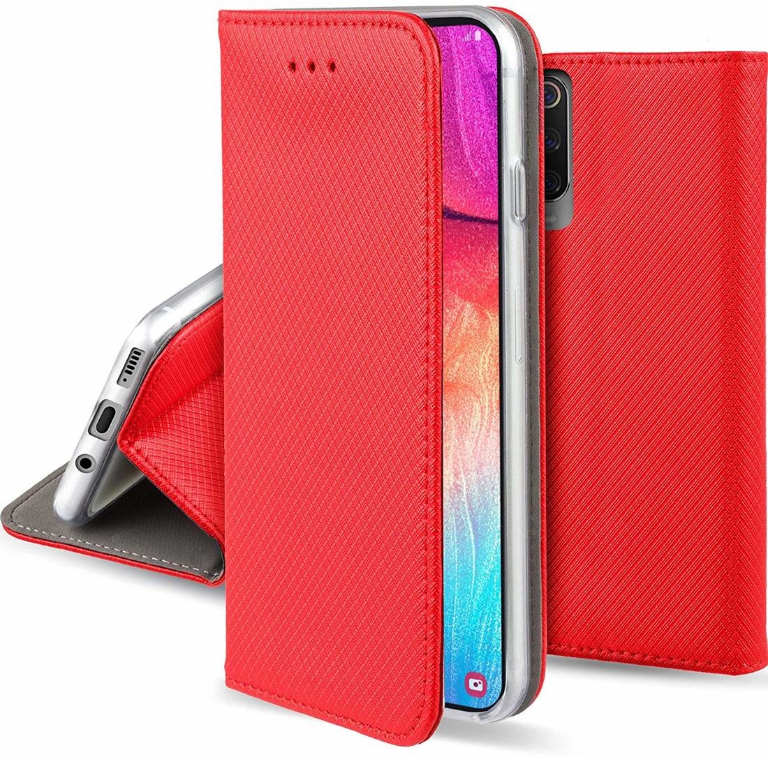 Magnet Etui XIAOMI MI 11I / POCO F3 / F3 PRO portfel z klapką Flip czerwone