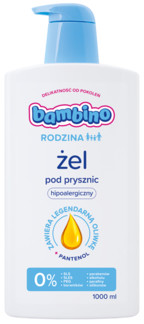 Bambino RODZINA ŻEL POD PRYSZNIC 1000ML HIPOALERGICZNY Zakupy dla domu i biura! 836870760018