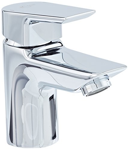 Ideal Standard Tesi komplet bateria umywalkowa Piccolo bez wyposażenia odpływu, 1 sztuki,, srebrny, a6568aa