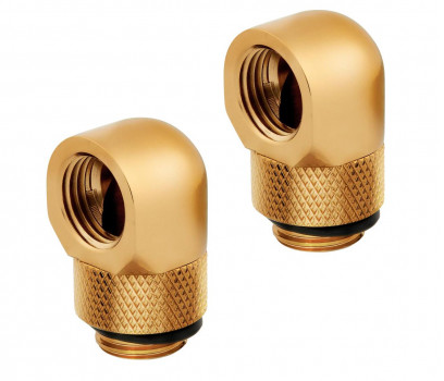 Corsair Hydro X 90° Rotary Adapter Twin Pack Gold