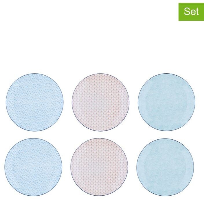 Björn Björn Talerze obiadowe (6 szt.) w różnych kolorach -  26 cm