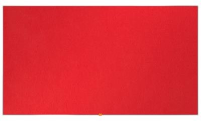 Nobo Tablica filcowa 72x41cm, panoramiczna 32", czerwona ACN1905310