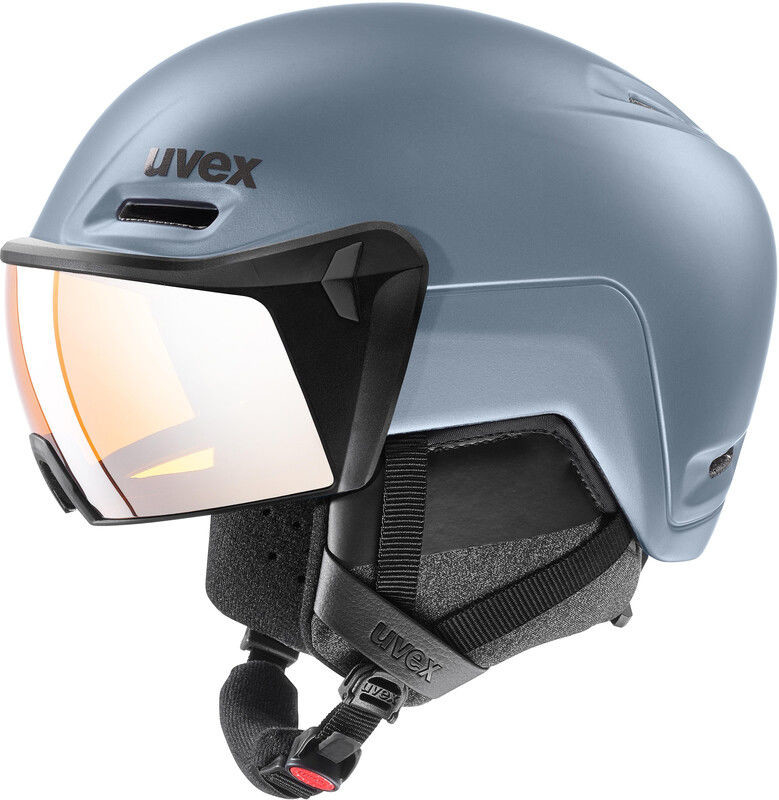 Uvex hlmt 700 Visor Kask, strato mat 55-59cm 2019 Kaski narciarskie S5662375005