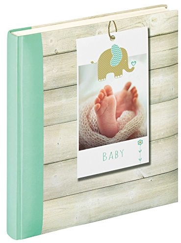 Walther wzornictwo UK-147-A Baby Album Welcome, 28 x 30,5 cm, zielony UK-147-A